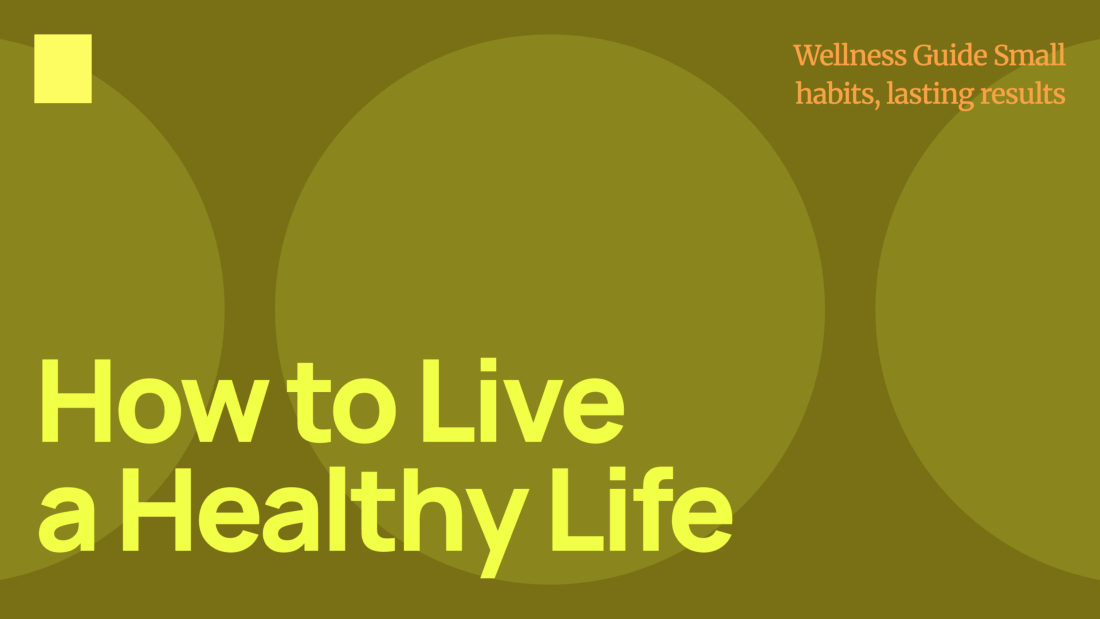 How to Live a Healthy Life deck cover